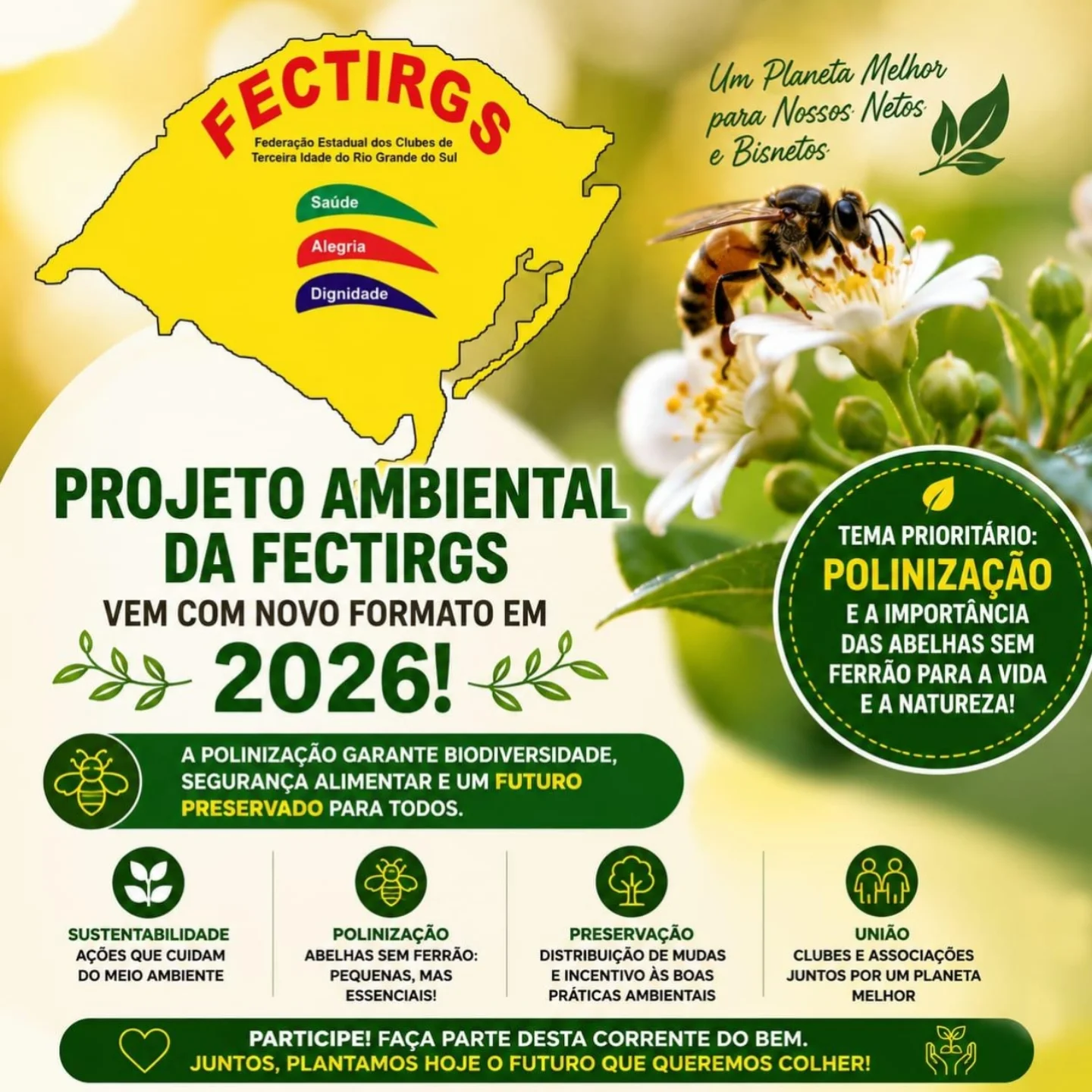 PROJETO AMBIENTAL DA FECTIRGS GANHA NOVO FORMATO EM 2026
